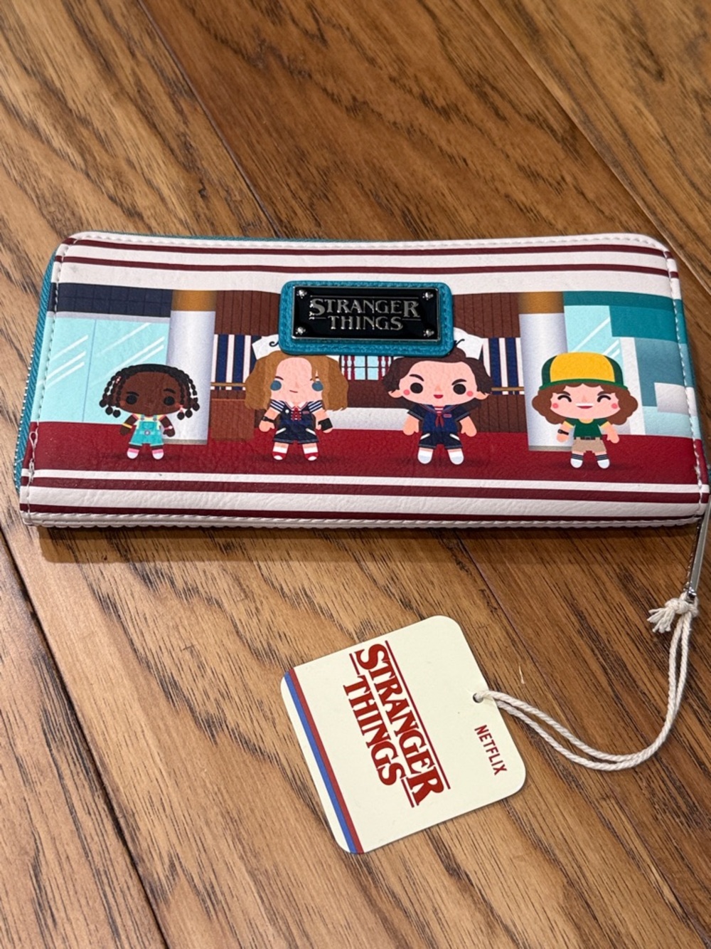 Loungefly Stranger Things Starcourt Mall Chibi Wallet NWT